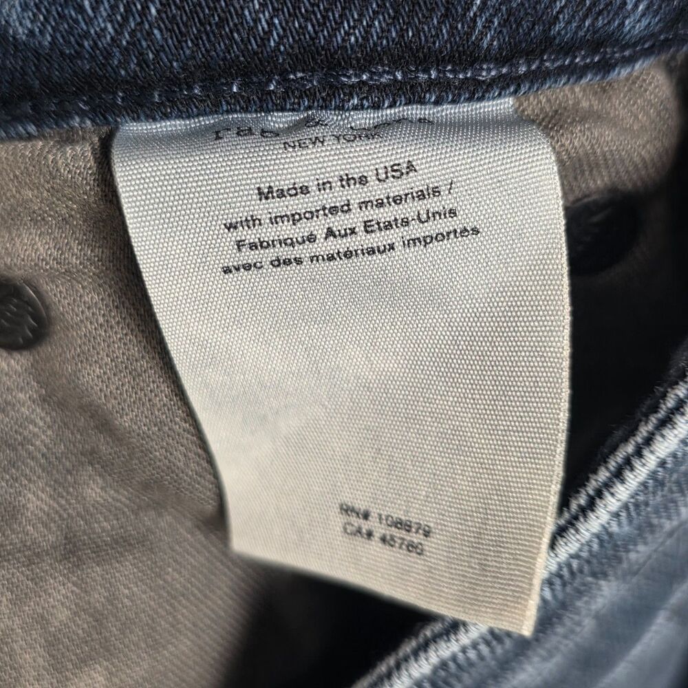Rag & Bone Women's Cotton Medium Wash Jeans Blue Size 25 - Picture 6 of 13